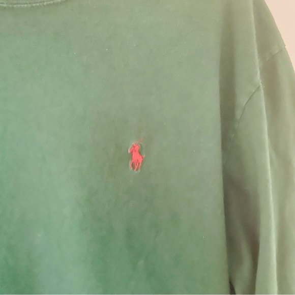 Polo Ralph Lauren Dark Green Long Sleeve Tee - Picture 3 of 14
